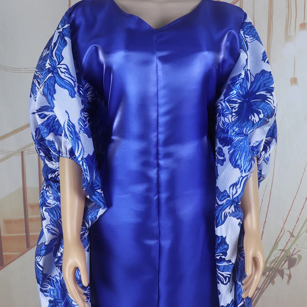 Elegant Modern African Long Dress for Women – Luxury Trending Fashion Gown - Free Delivery Worldwide only at Flexi Africa