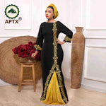 Elegant Muslim Abaya Dress – Embroidered Long Robe with Tassels for Women - Free Delivery Worldwide only at Flexi Africa