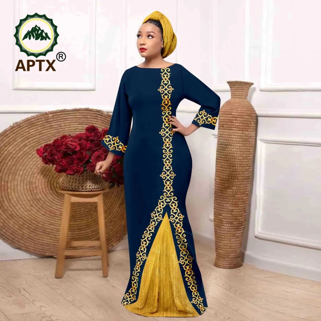 Elegant Muslim Abaya Dress – Embroidered Long Robe with Tassels for Women - Free Delivery Worldwide only at Flexi Africa