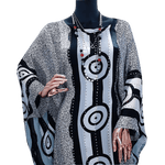 Elegant Nigerian Abaya Dress for Women – Leopard & Geometric Dashiki Style African Loose Fit Fashion - Free Delivery Worldwide only at Flexi Africa