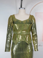 Elegant Plus Size African Party Dress – Dashiki Sequin Wedding Maxi Gown - Free Delivery Worldwide only at Flexi Africa