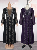 Elegant Women’s Ruffle Sleeve Chiffon Dress – African Dashiki Evening Gown - Free Delivery Worldwide only at Flexi Africa