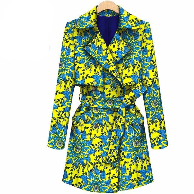 Elevate Your Style with Customizable African Print Cotton Coats for Women – Perfect for Any Occasion | Flexi Africa