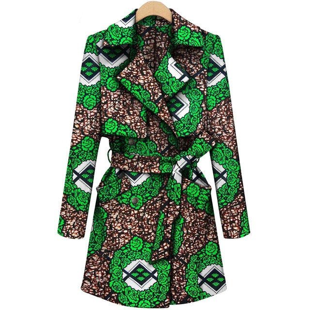 Elevate Your Style with Customizable African Print Cotton Coats for Women – Perfect for Any Occasion | Flexi Africa