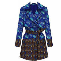 Elevate Your Style with Our Customizable African Print Cotton Coats for Women - Perfect for Any Occasion - Flexi Africa