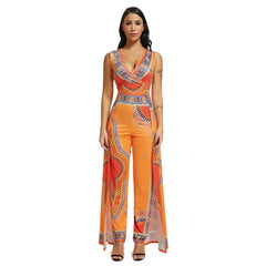 Ethnic Summer Kaftan Set: Vibrant African Print for a Stylish and Comfortable Look - Flexi Africa - Flexi Africa offers Free Delivery Worldwide - Vibrant African traditional clothing showcasing bold prints and intricate designs