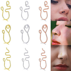 Explore our range fake Nose Rings, offering Hoop Clip-on options for non-pierced wear. Crafted from classic stainless steel