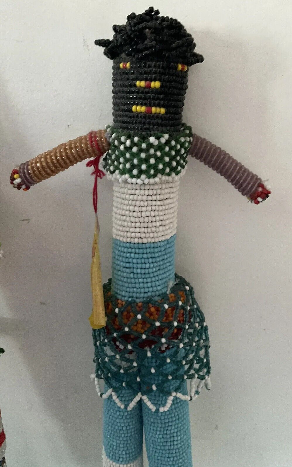 Fantastic Pair Of Hand Made South African Beaded Dolls With Tag - Flexi Africa - Free Delivery www.flexiafrica.com