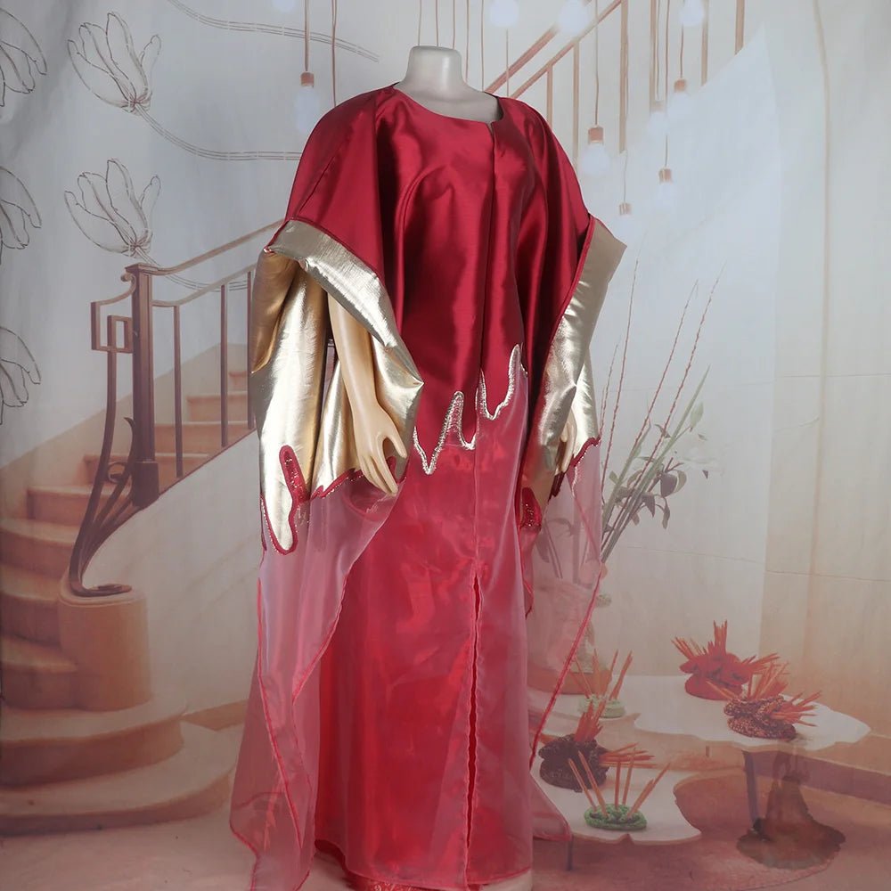 Fashion africa clothing Boubou Women's Dress Luxurious African Fabric with Embroidery Decoration Women's Clothing - Free Delivery Worldwide only at Flexi Africa