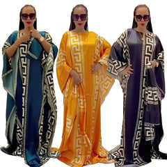 Fashion dresses for woman, digital printin,g evening dress sleeve African dresses for women - Free Delivery Worldwide