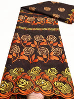 Floral Appliqué Voile Lace Fabric, 5 Yards - Free Delivery Worldwide only at Flexi Africa