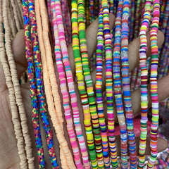 Get Creative with 300-320pcs of Boho African Disc Soft Clay Beads - Flexi Africa - Free Delivery Worldwide International