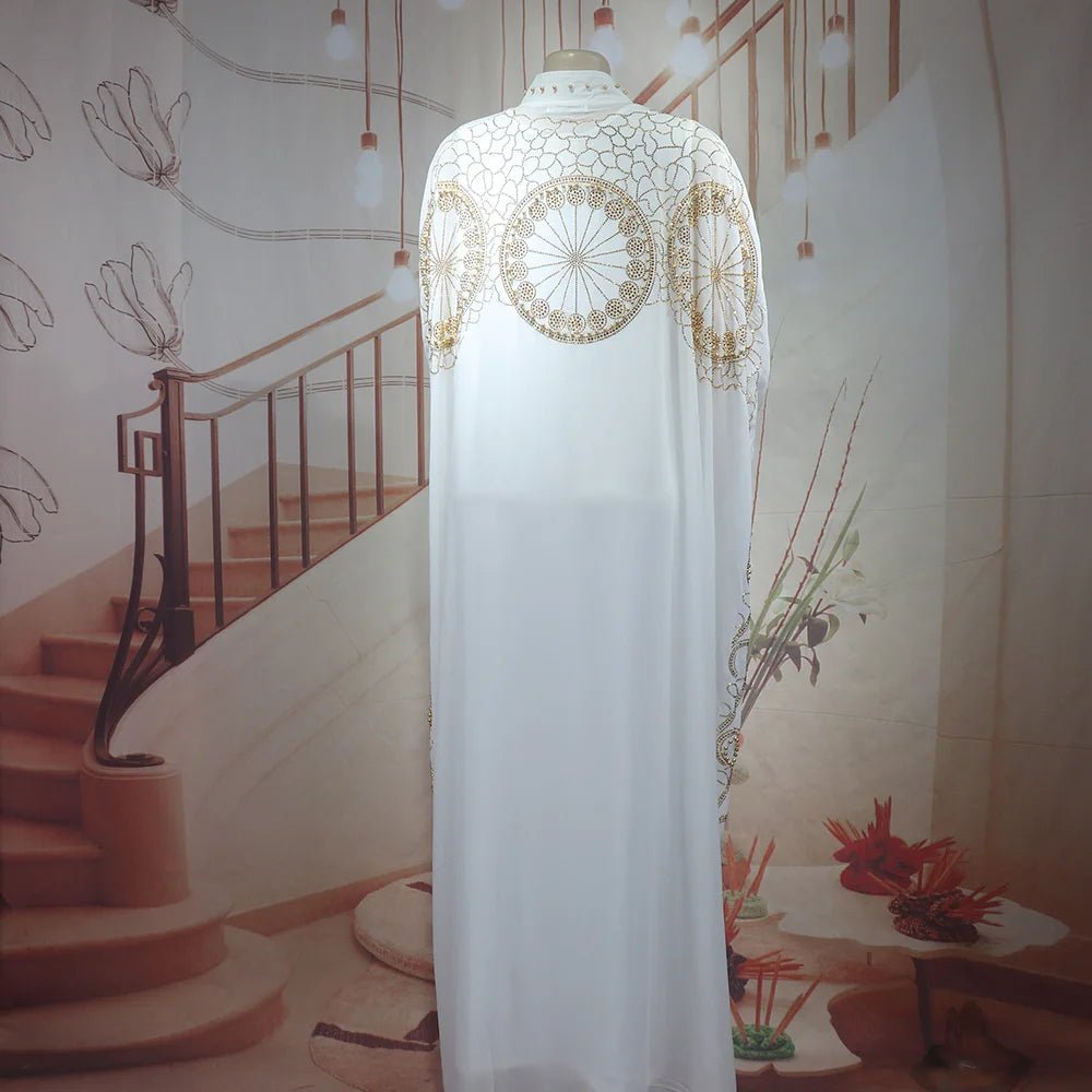Gorgeous Turkey Dresses for Women Luxury Rhinestone African Dresses Woman Elegant Two-Piece Church Clothes for Woman - Free Delivery Worldwide only at Flexi Africa