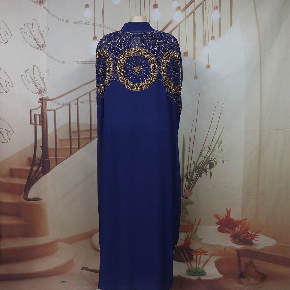 Gorgeous Turkey Dresses for Women Luxury Rhinestone African Dresses Woman Elegant Two-Piece Church Clothes for Woman - Free Delivery Worldwide only at Flexi Africa