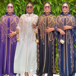 Gorgeous Turkey Dresses for Women Luxury Rhinestone African Dresses Woman Elegant Two-Piece Church Clothes for Woman - Free Delivery Worldwide only at Flexi Africa