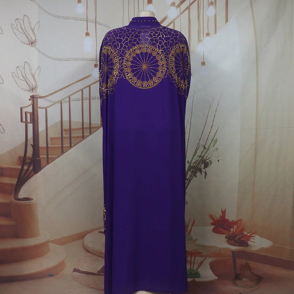 Gorgeous Turkey Dresses for Women Luxury Rhinestone African Dresses Woman Elegant Two-Piece Church Clothes for Woman - Free Delivery Worldwide only at Flexi Africa