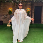 Gorgeous Turkey Dresses for Women Luxury Rhinestone African Dresses Woman Elegant Two-Piece Church Clothes for Woman - Free Delivery Worldwide only at Flexi Africa
