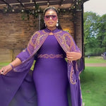 Gorgeous Turkey Dresses for Women Luxury Rhinestone African Dresses Woman Elegant Two-Piece Church Clothes for Woman - Free Delivery Worldwide only at Flexi Africa