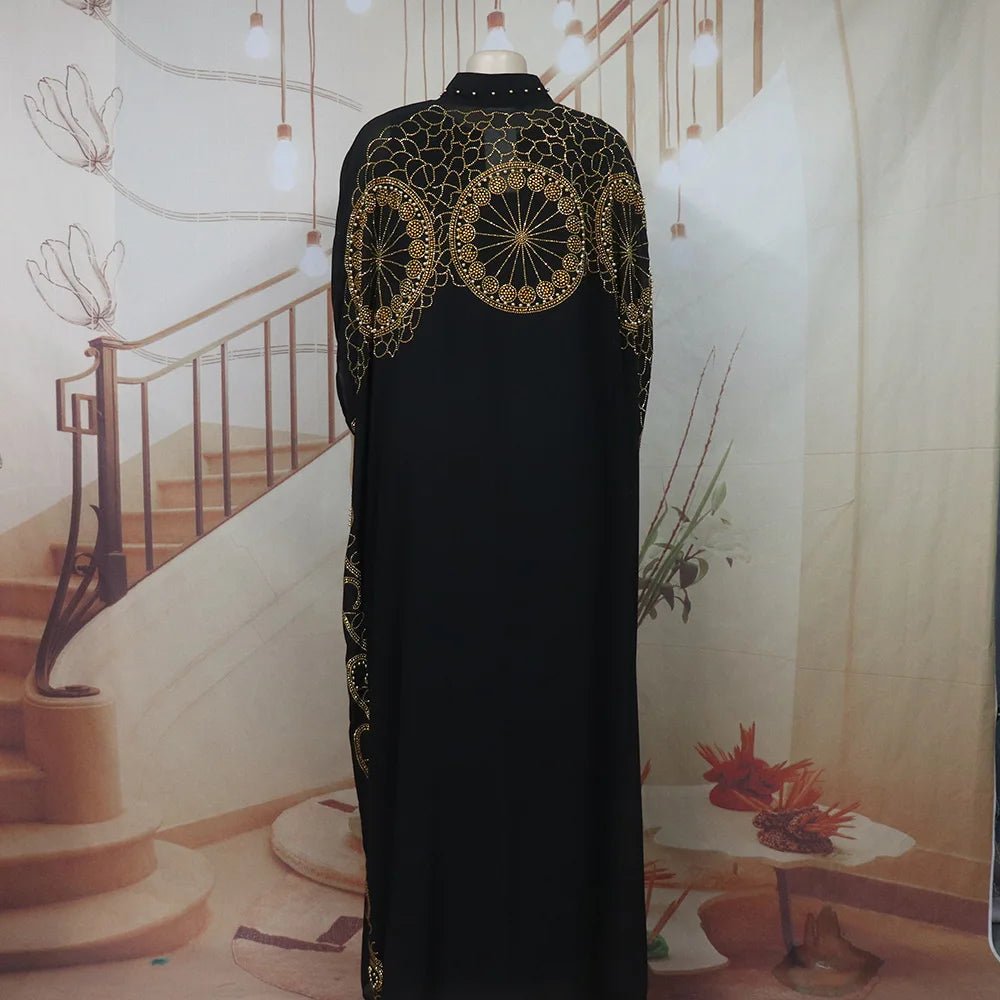 Gorgeous Turkey Dresses for Women Luxury Rhinestone African Dresses Woman Elegant Two-Piece Church Clothes for Woman - Free Delivery Worldwide only at Flexi Africa