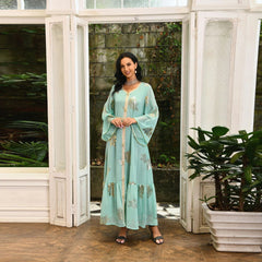 Graceful and Modest: Women's Chiffon Abayas for Ramadan, Kaftan, and Islamic Events - Flexi Africa - Free Delivery Worldwide only at www.flexiafrica.com