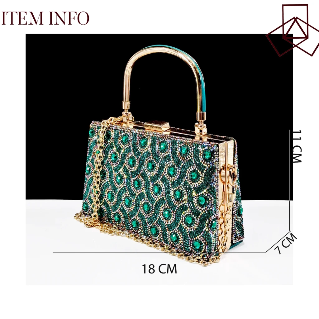 Green Rhinestone African Shoes and Matching Bag Set – Open Toe Comfortable Women’s Heels for Weddings & Parties - Free Delivery Worldwide only at Flexi Africa