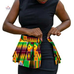 Handmade African Print Corset Waist Belt with Ankara Overlay Tie – Women’s Statement Accessory - Free Delivery Worldwide only at Flexi Africa