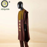 Luxury African Agbada 3PC Set for Men – Dashiki Print Shirt, Pants & Robe - Free Delivery Worldwide only at Flexi Africa