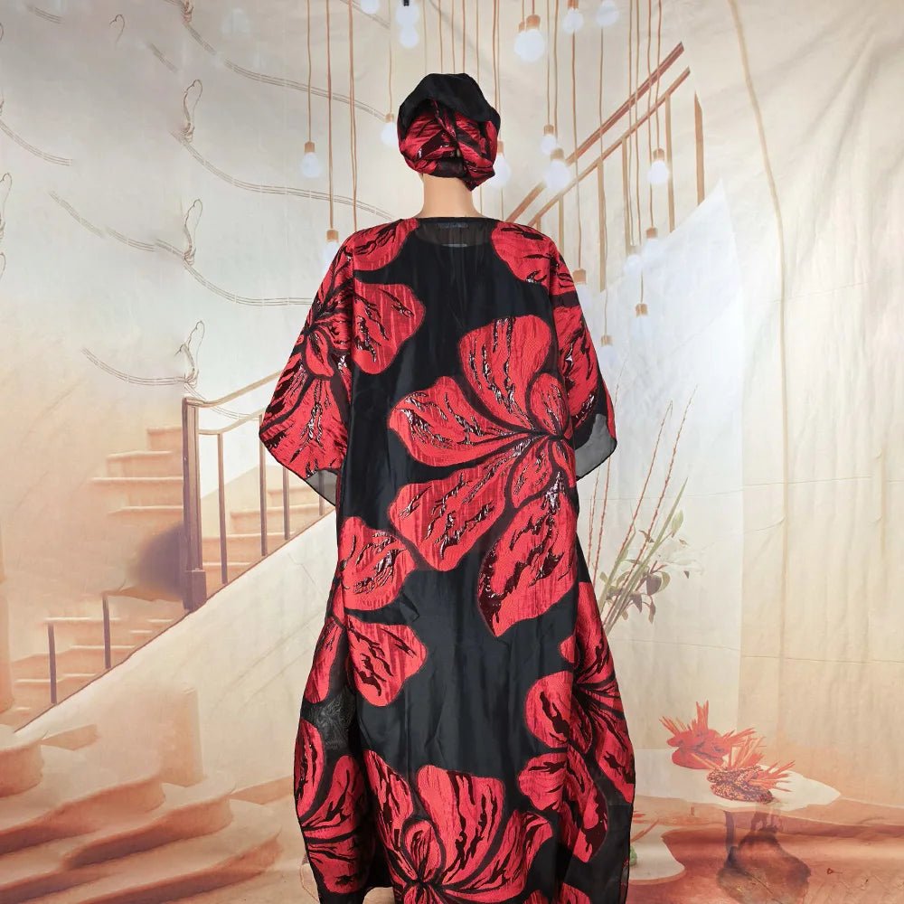 Buy African Boubou 2PC Set for Women – Elegant Traditional Dress with Matching Headscarf for only $57.31 at Flexi Africa!