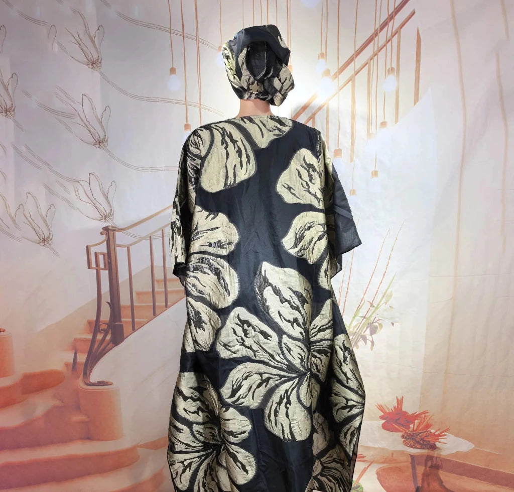 Buy African Boubou 2PC Set for Women – Elegant Traditional Dress with Matching Headscarf for only $57.31 at Flexi Africa!