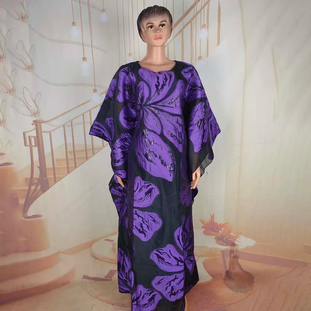 Buy African Boubou 2PC Set for Women – Elegant Traditional Dress with Matching Headscarf for only $57.31 at Flexi Africa!