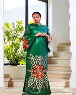Luxury African Boubou Dress for Women – Premium Fabric with Rich Embroidery - Free Delivery Worldwide only at Flexi Africa
