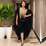 Luxury African Boubou Dress for Women – Rich Embroidery Long Traditional Dress - Free Delivery Worldwide only at Flexi Africa