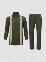 Luxury African Dashiki 2PC Set for Men – Elegant Traditional Shirt & Pants Native Ethnic Outfit - Free Delivery Worldwide only at Flexi Africa