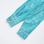 Luxury African Men’s Green Agbada Suit – Bazin Riche Dashiki Shirt, Pants and Robe Set - Free Delivery Worldwide only at Flexi Africa