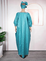 Luxury African Men’s Green Agbada Suit – Bazin Riche Dashiki Shirt, Pants and Robe Set - Free Delivery Worldwide only at Flexi Africa