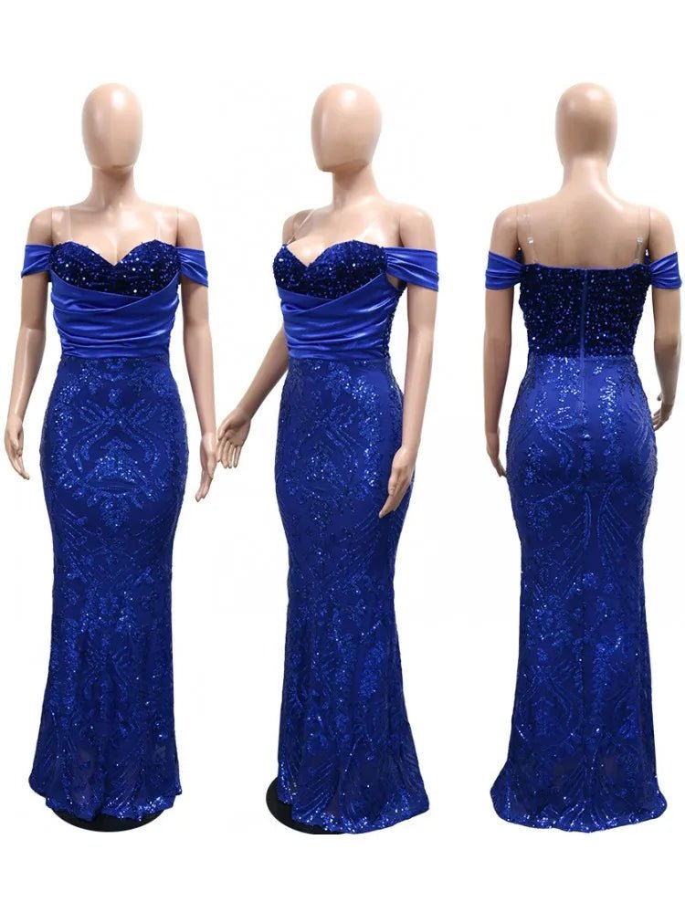 Luxury African Women’s Abaya & Boubou Dress – Elegant Dashiki Ankara Kaftan Evening Gown - Free Delivery Worldwide only at Flexi Africa