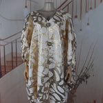 Luxury Jacquard African Dresses for Women – Elegant Loose Fit Traditional Fashion Gown - Free Delivery Worldwide only at Flexi Africa