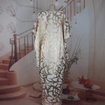 Luxury Jacquard African Dresses for Women – Elegant Loose Fit Traditional Fashion Gown - Free Delivery Worldwide only at Flexi Africa