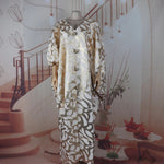 Luxury Jacquard African Dresses for Women – Elegant Loose Fit Traditional Fashion Gown - Free Delivery Worldwide only at Flexi Africa