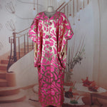 Luxury Jacquard African Dresses for Women – Elegant Loose Fit Traditional Fashion Gown - Free Delivery Worldwide only at Flexi Africa