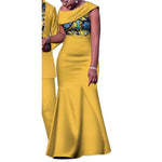 Matching African Couple Outfits – Dashiki Print Men’s Suit & Women’s Dress Set - Free Delivery Worldwide only at Flexi Africa