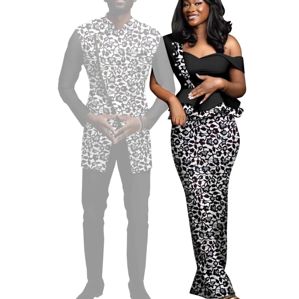 Matching African Couple Outfits – Women’s Dresses & Men’s Dashiki Suit Sets - Free Delivery Worldwide only at Flexi Africa