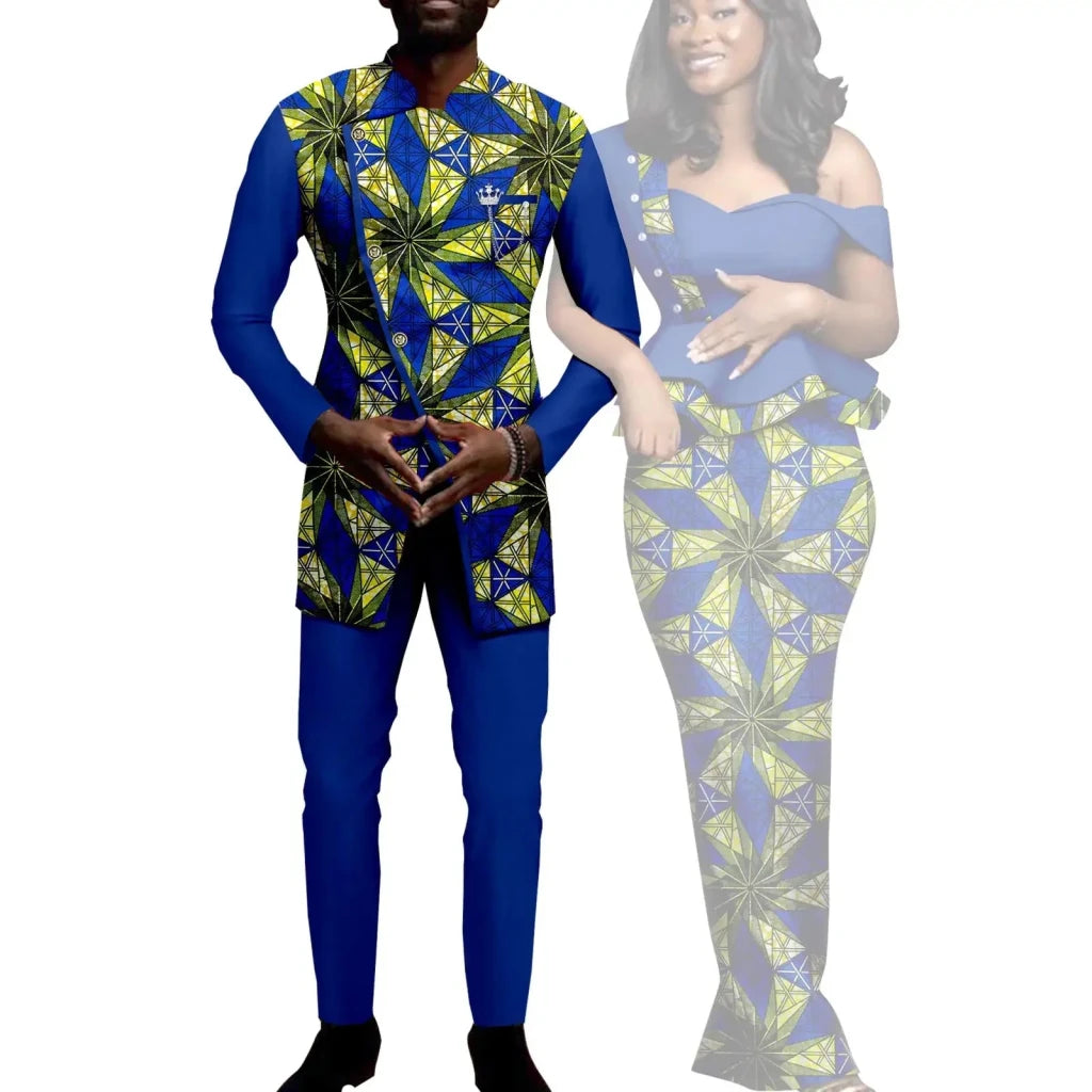 Matching African Couple Outfits – Women’s Dresses & Men’s Dashiki Suit Sets - Free Delivery Worldwide only at Flexi Africa