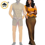 Matching African Couple Outfits – Women’s Dresses & Men’s Dashiki Suit Sets - Free Delivery Worldwide only at Flexi Africa