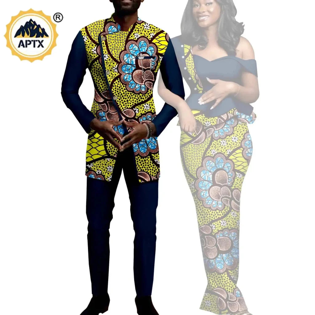 Matching African Couple Outfits – Women’s Dresses & Men’s Dashiki Suit Sets - Free Delivery Worldwide only at Flexi Africa