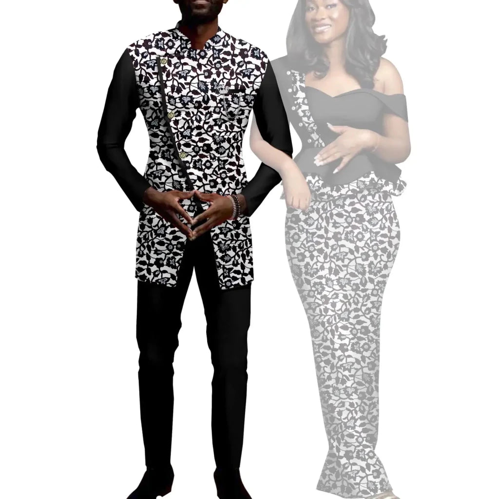 Matching African Couple Outfits – Women’s Dresses & Men’s Dashiki Suit Sets - Free Delivery Worldwide only at Flexi Africa