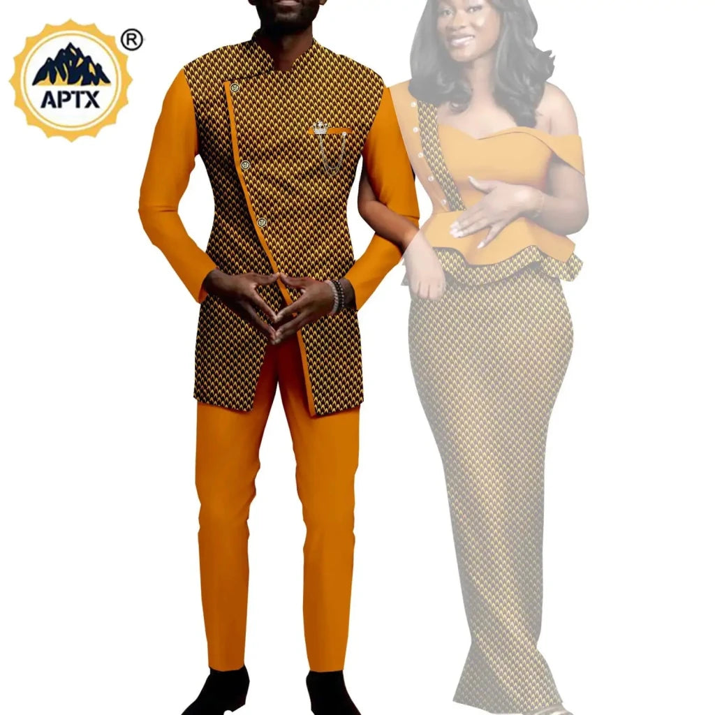 Matching African Couple Outfits – Women’s Dresses & Men’s Dashiki Suit Sets - Free Delivery Worldwide only at Flexi Africa