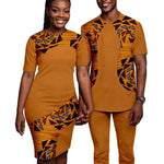Matching African-Print Outfits for Couples - Free Delivery Worldwide only at Flexi Africa
