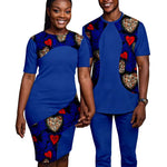 Matching African-Print Outfits for Couples - Free Delivery Worldwide only at Flexi Africa