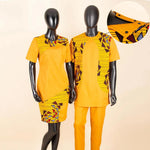 Matching African-Print Outfits for Couples - Free Delivery Worldwide only at Flexi Africa
